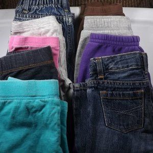 9 Pants, 18 Months to 3T